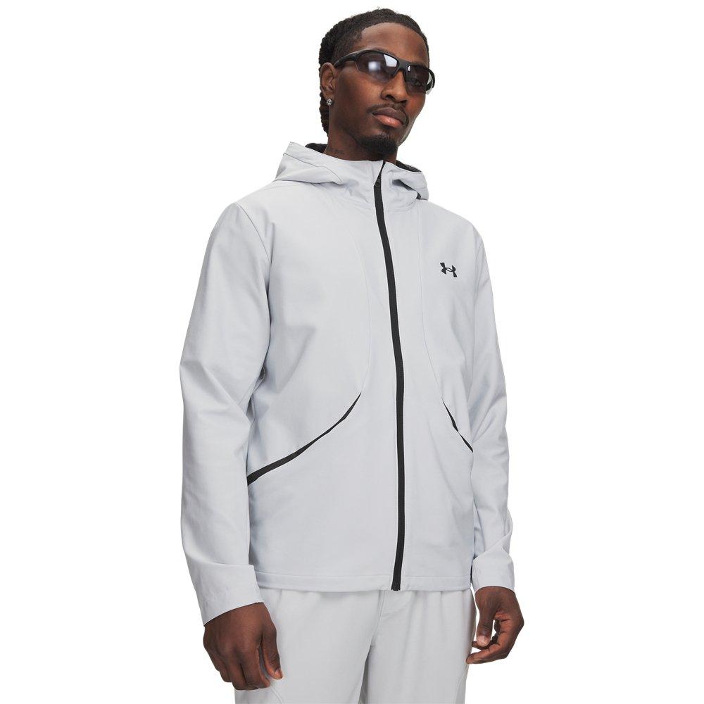 Under Armour Men's Unstoppable Woven Jacket - Grey/Black - GREY/BLACK